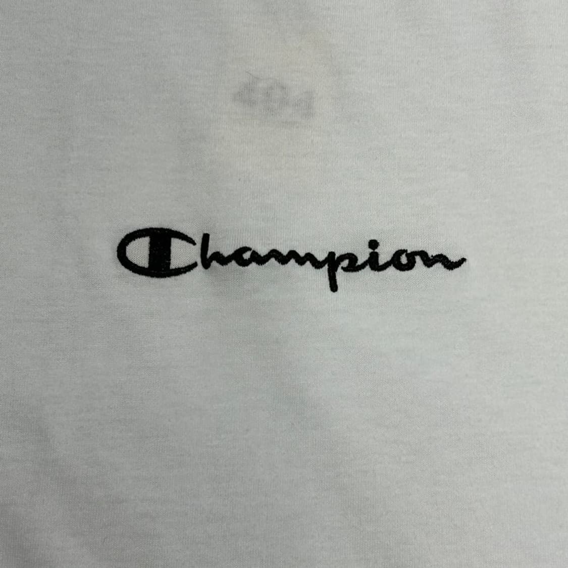 CHAMPION 블랙 자수 오버핏 반팔 M 상품이미지2