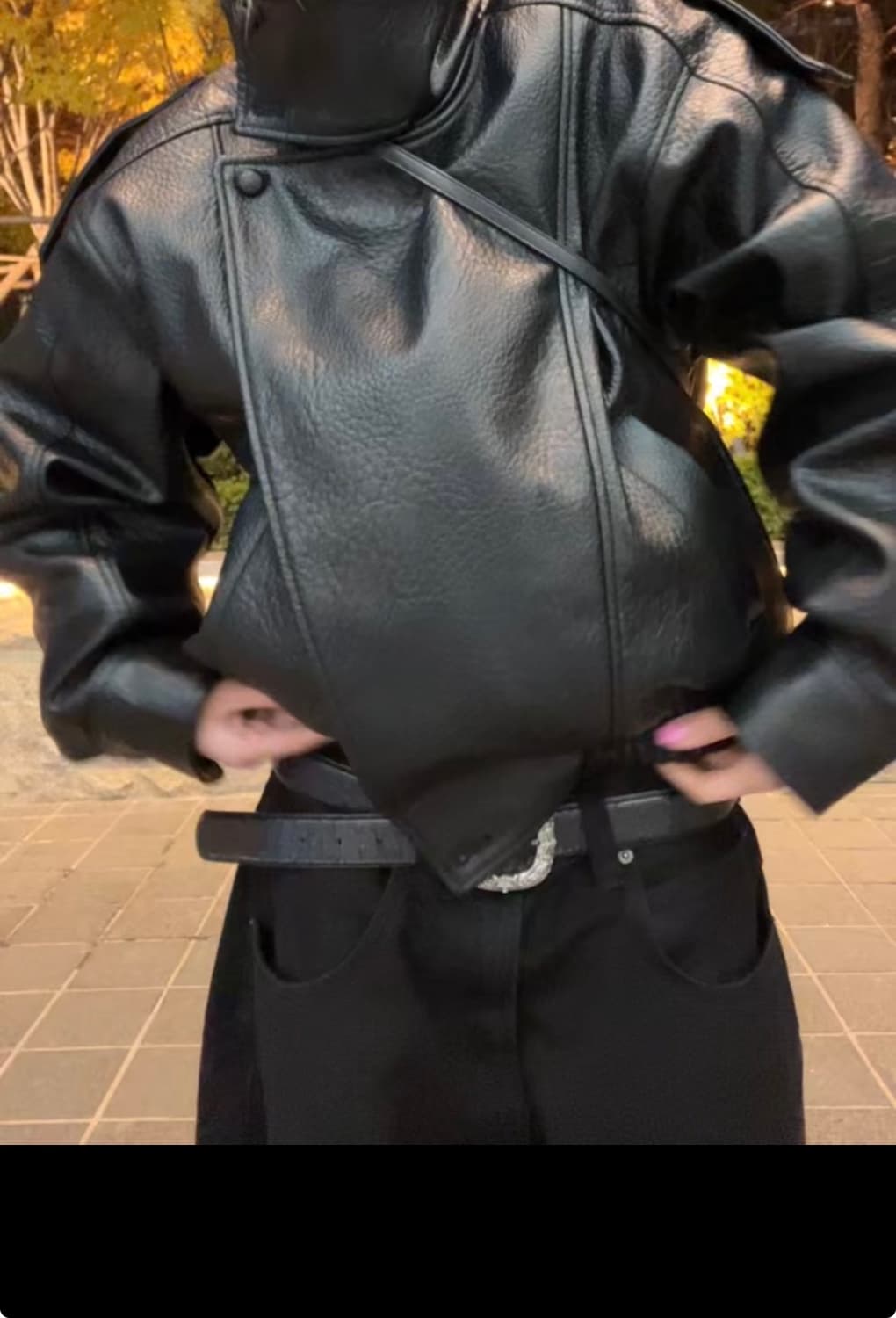 자라 레더 자켓 상품이미지1