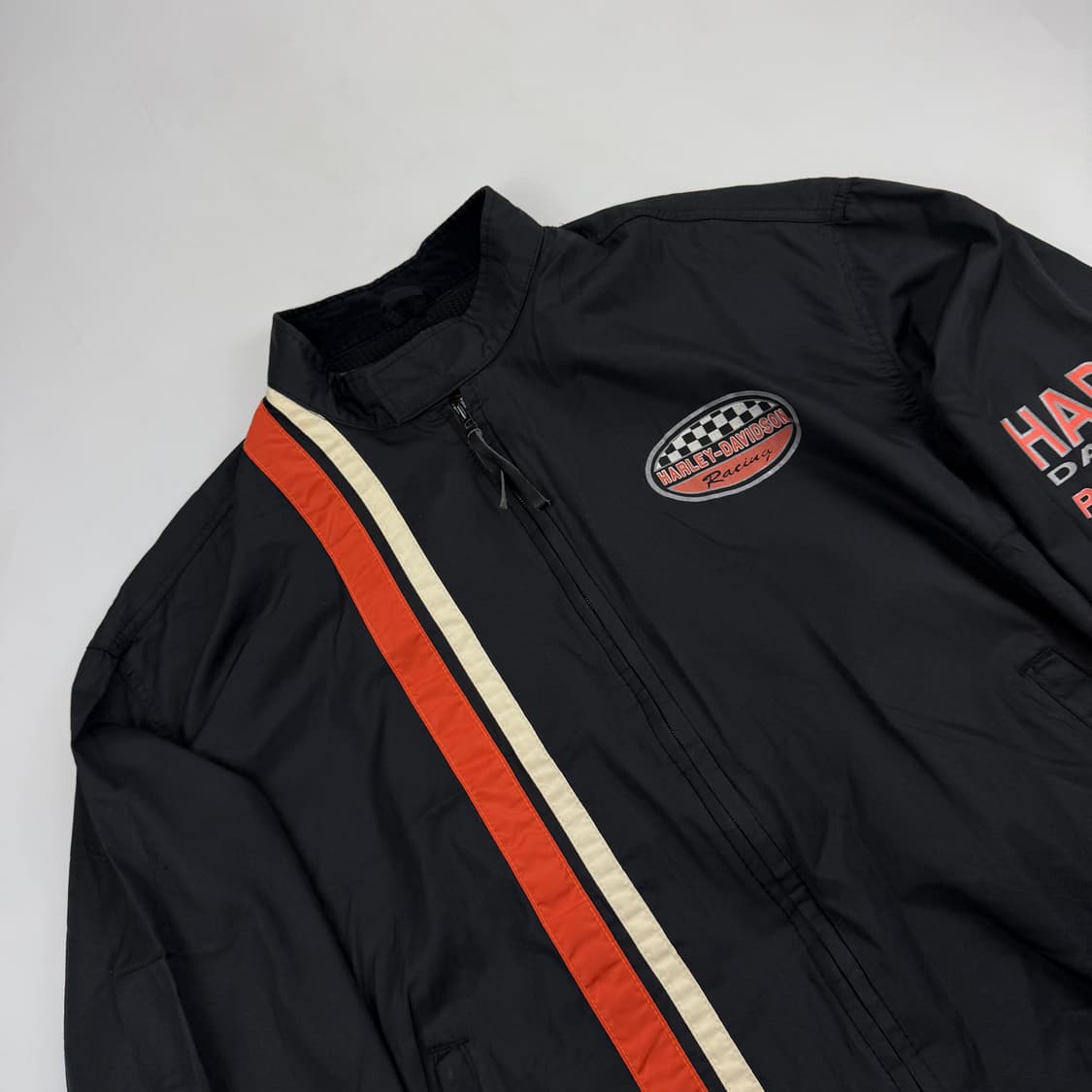 90s 할리데이비슨 빅로고 바람막이 바이커 자켓 상품이미지2