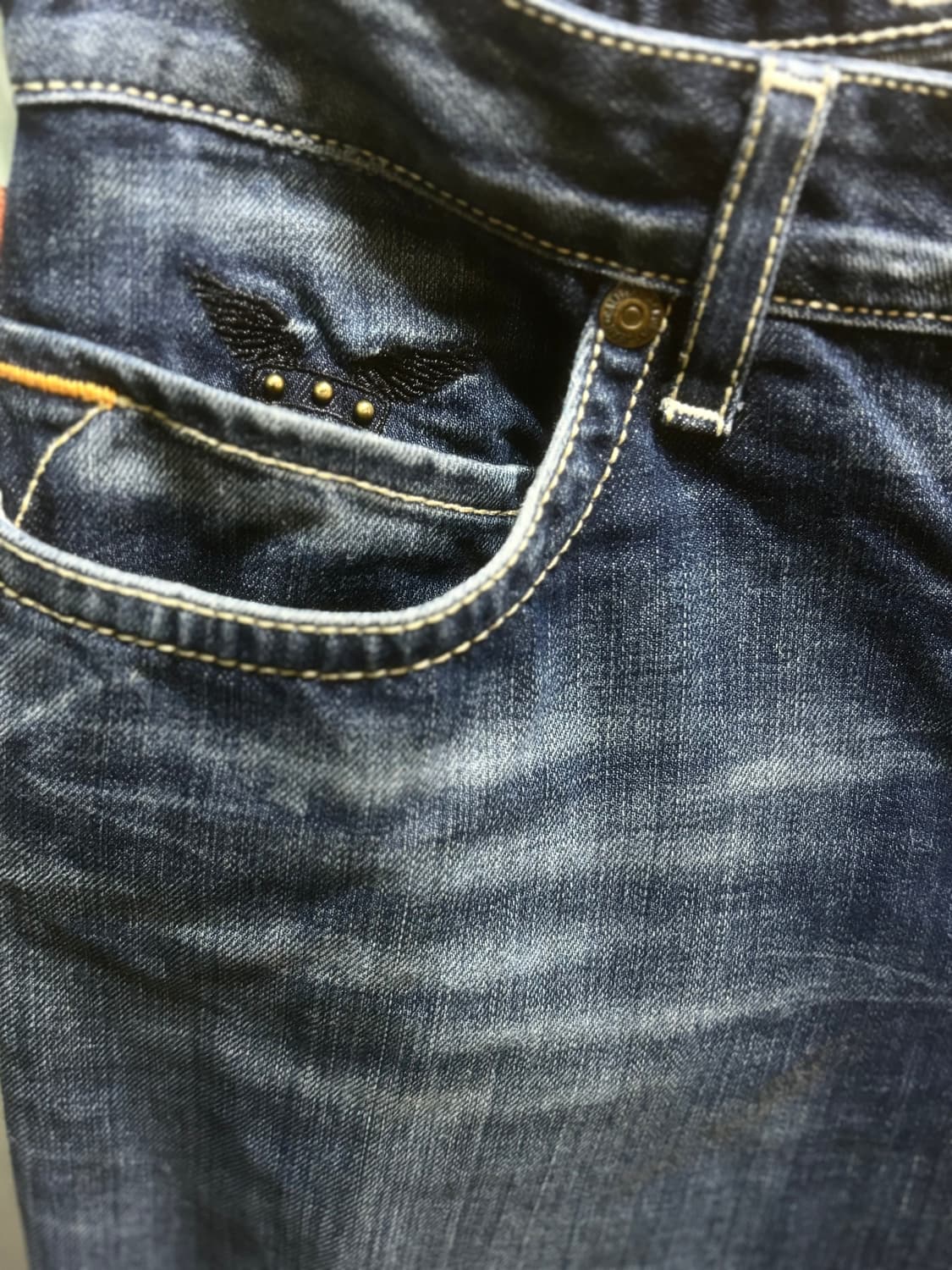 Robin's Jeans 더블 프론트 크로스 데님 팬츠 상품이미지10