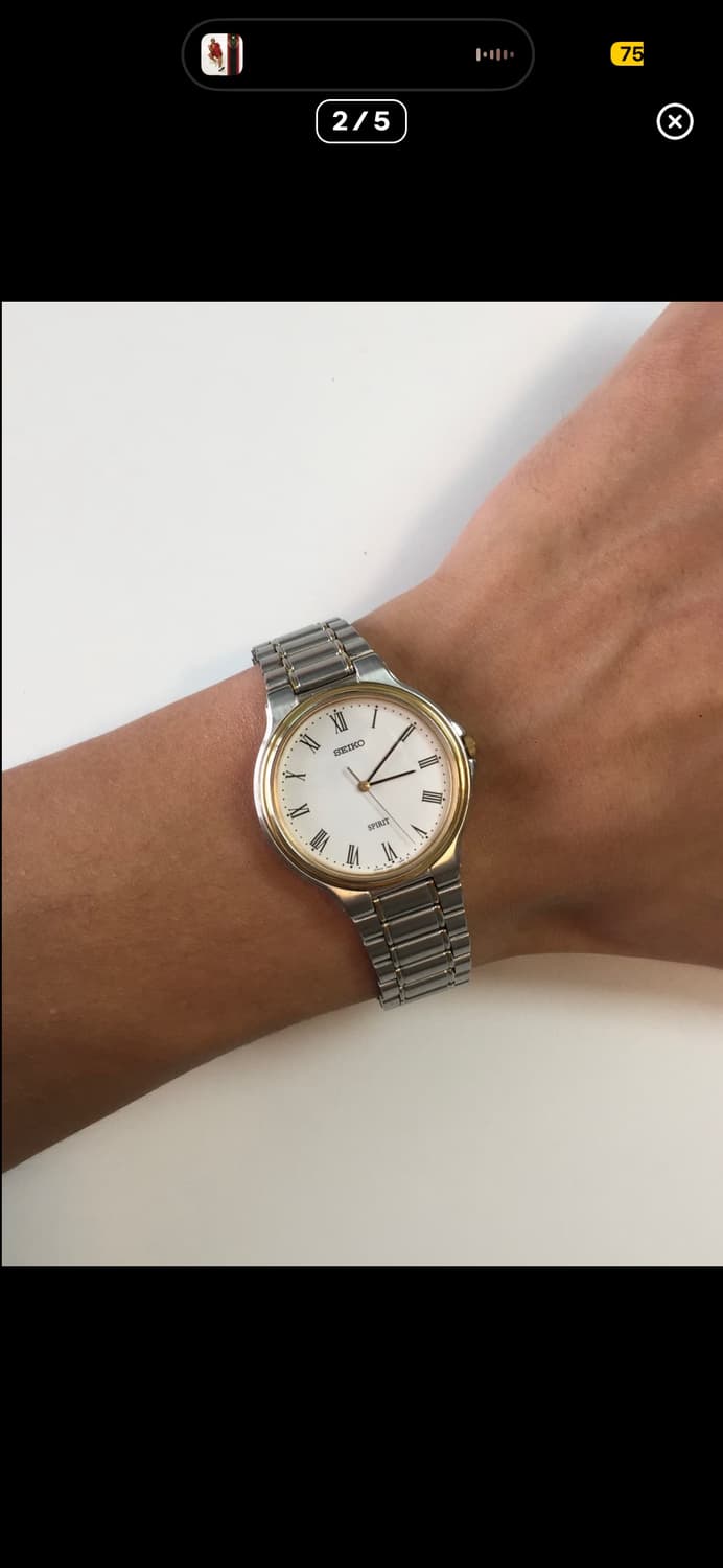 90s seiko spirit roman index combi 상품이미지2