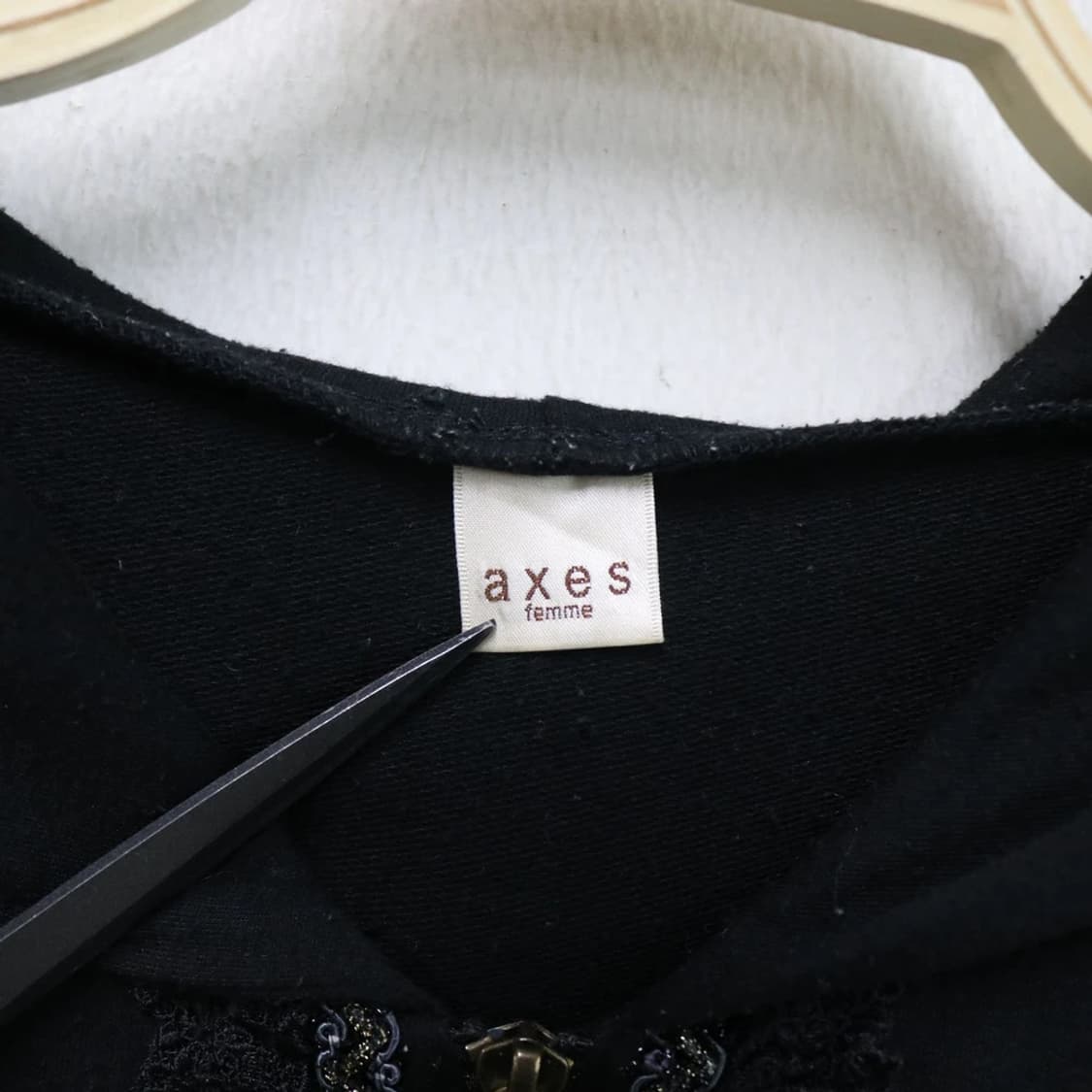 엑시즈 팜  오네갸루 레이스 후드 집업 62373 상품이미지7