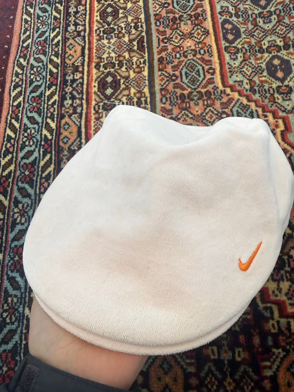 레어 나이키 테리원단 뉴스보이캡 연핑크 상품이미지2