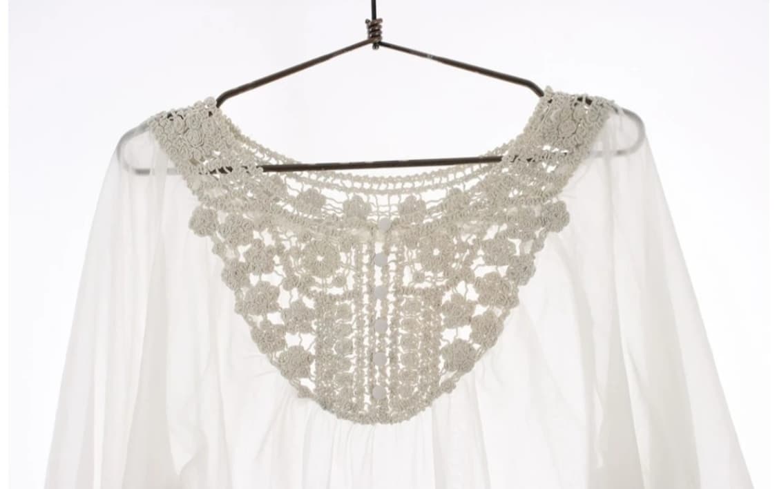 시스루 크로쉐 블라우스 상품이미지2