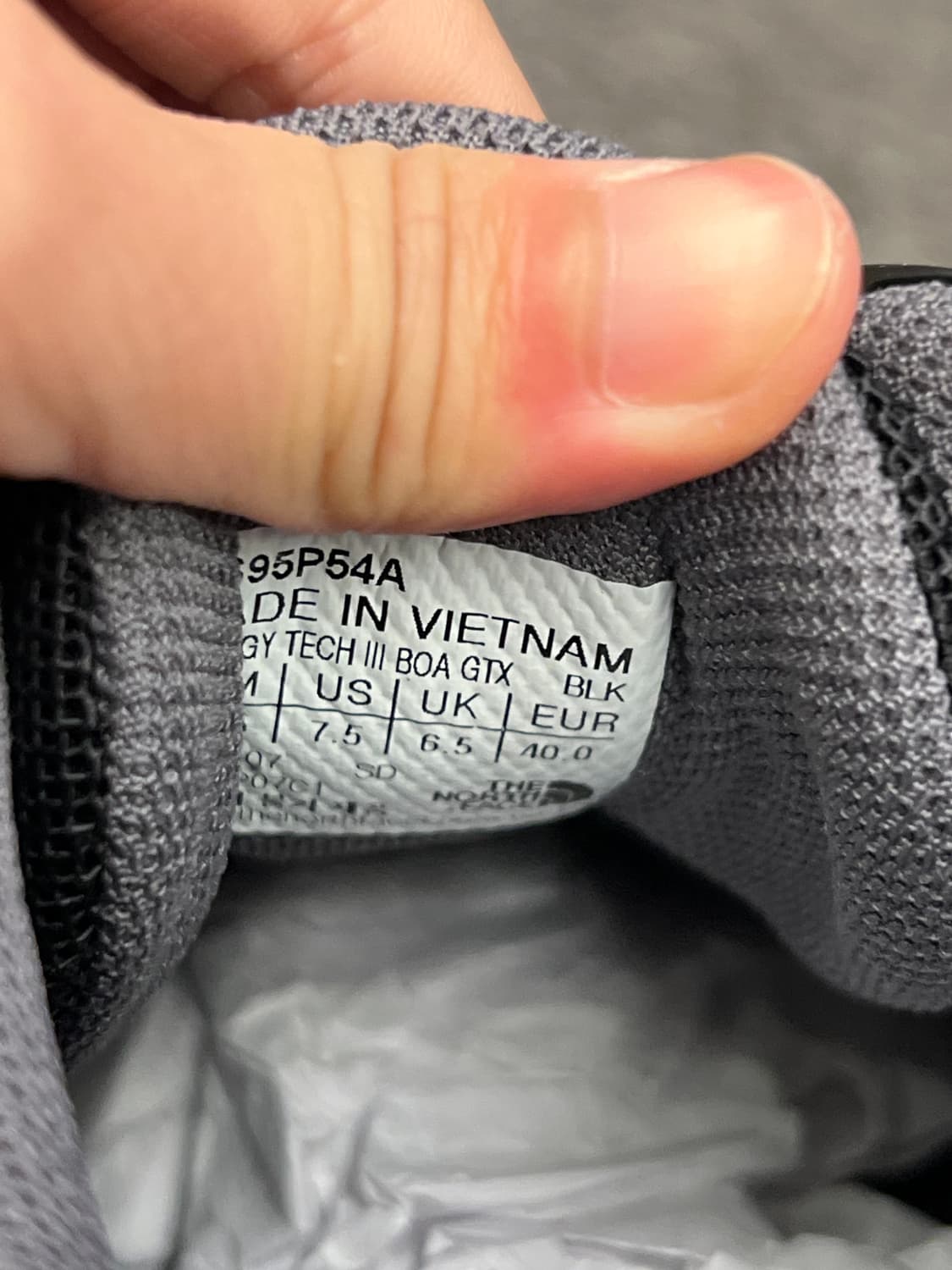 노스페이스 에너지 테크3 고어텍스 새상품 처분  상품이미지3