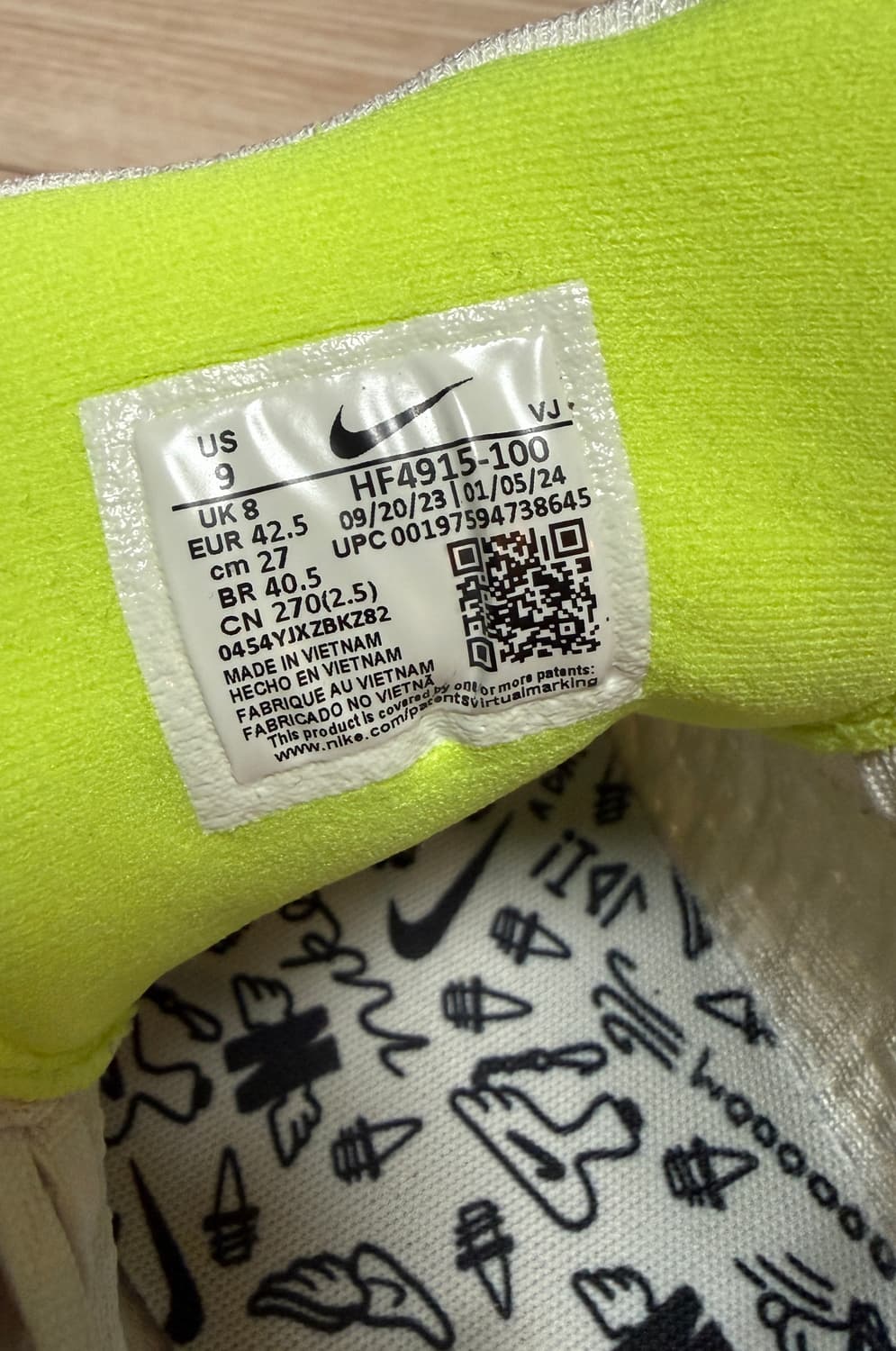 나이키 줌X 인빈서블 3 플라이니트 로드 러닝화 270사이즈 상품이미지8