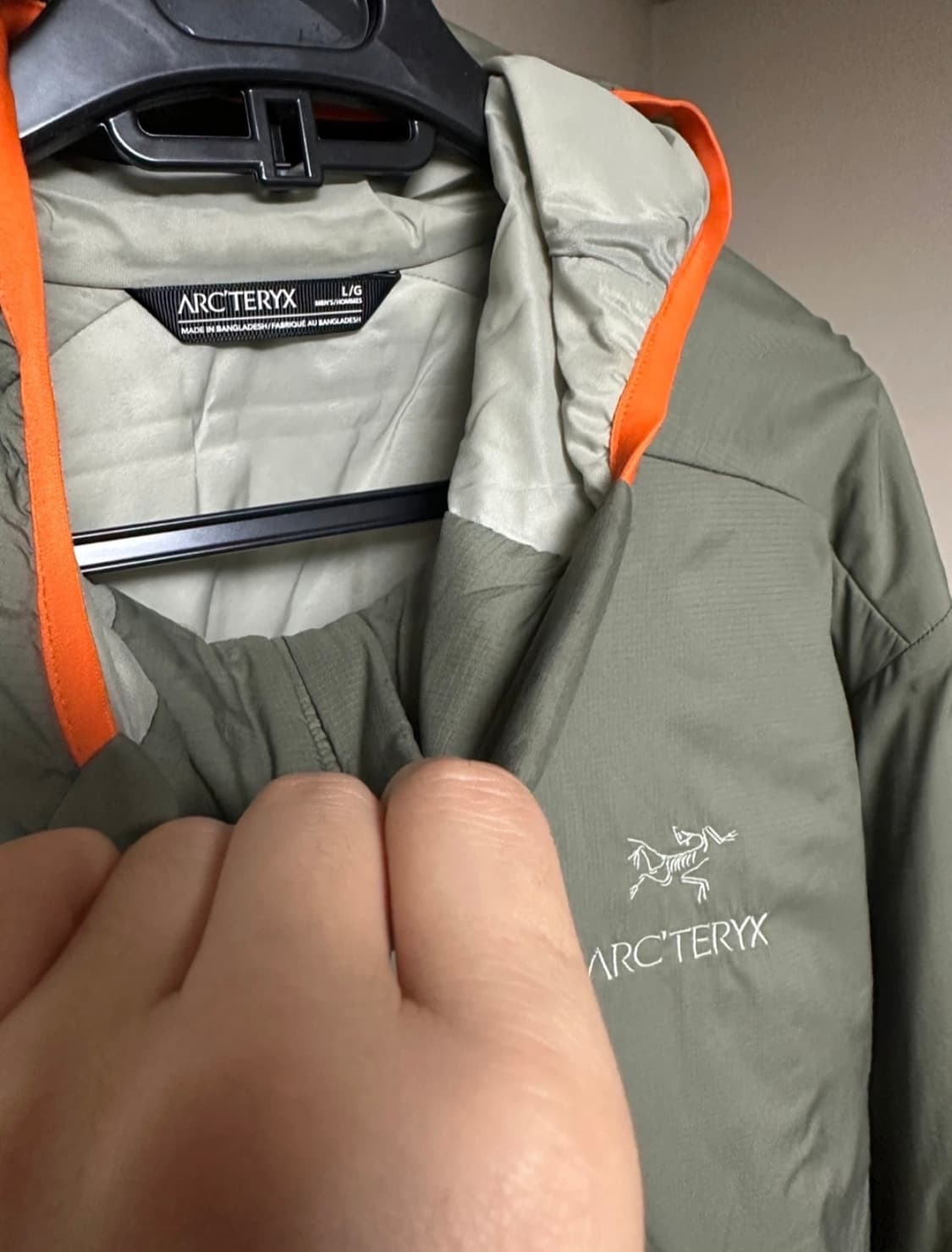 아크테릭스 아톰 LT 후디 포리지 L 상품이미지2