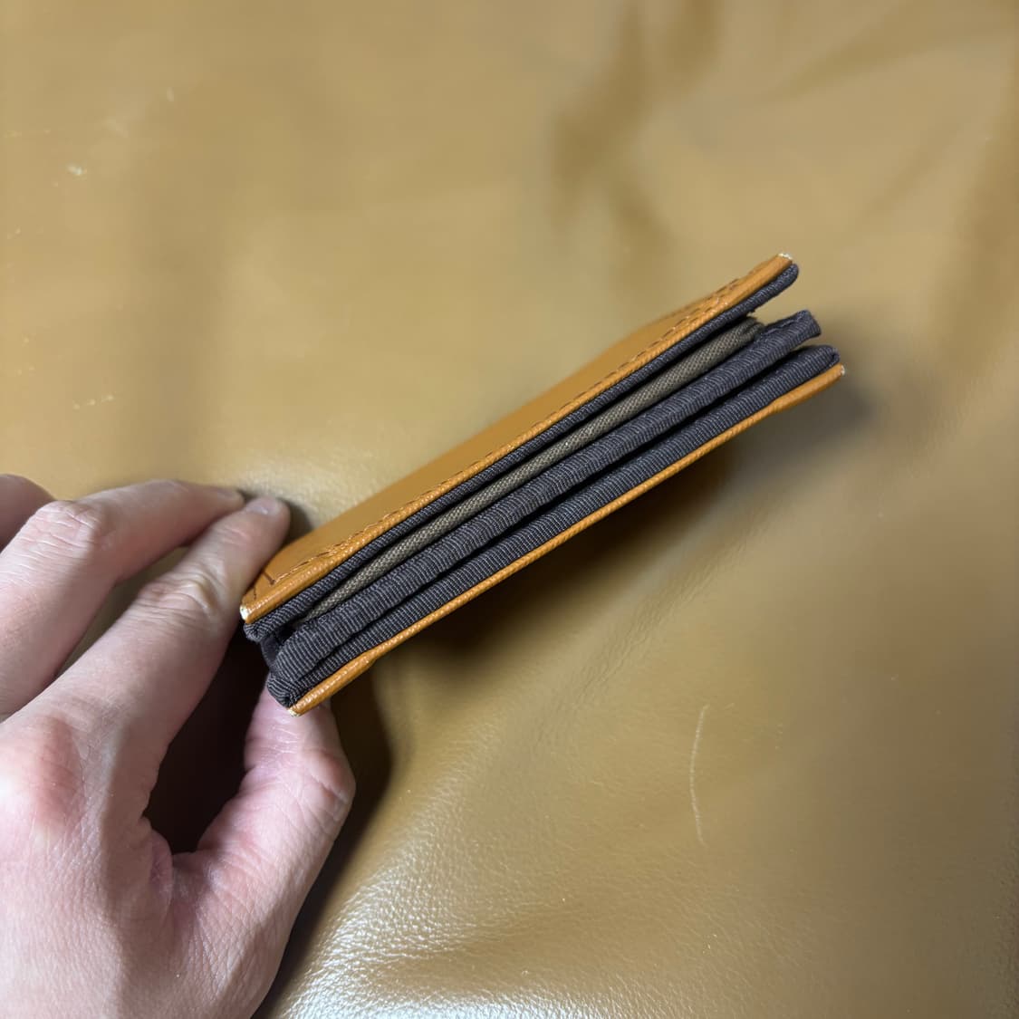 PORTER 포터 카드 지갑 월렛 카멜 상품이미지3