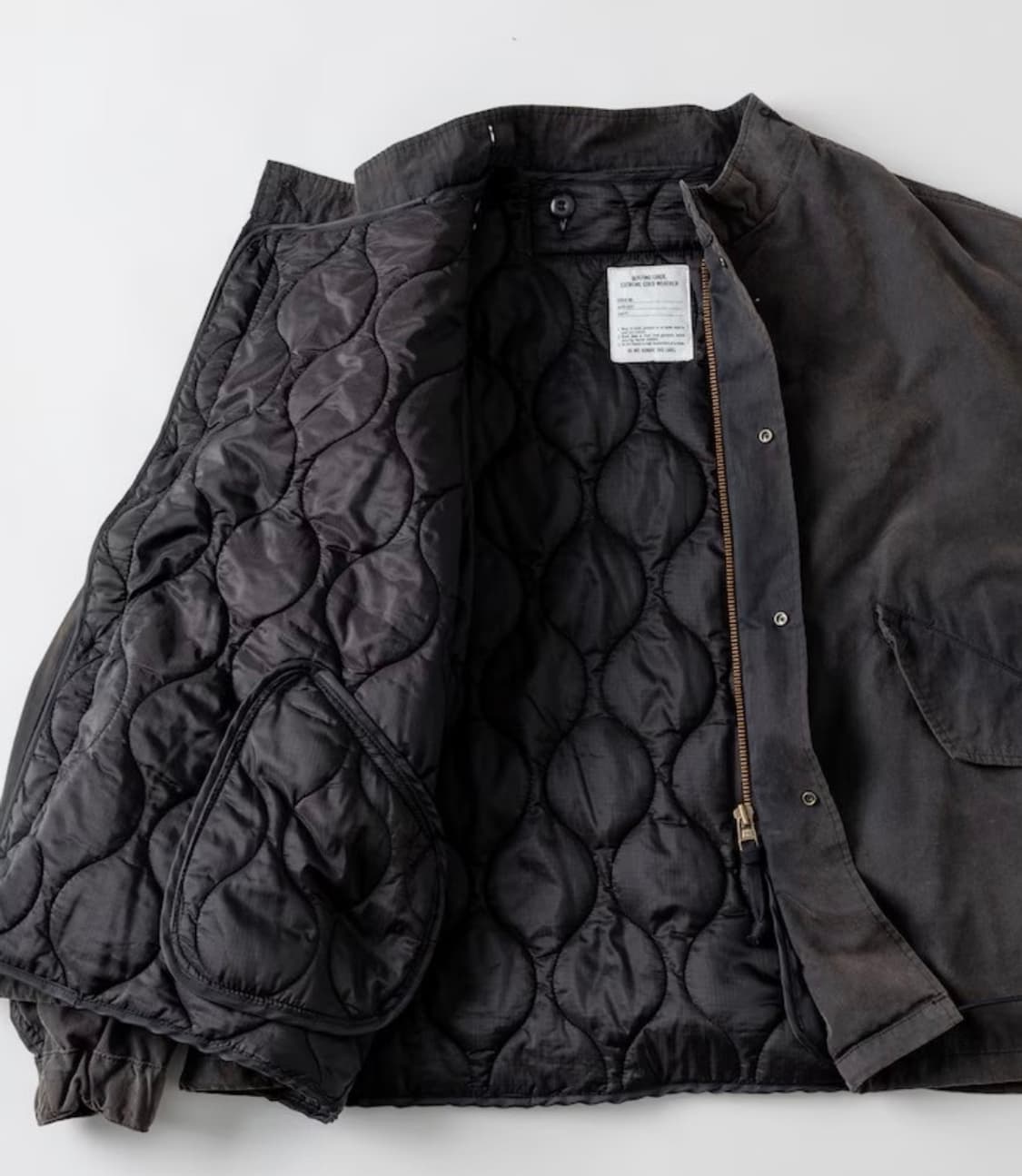 (L) 프릭스스토어 m65 숏파카 페이드 블랙 상품이미지3