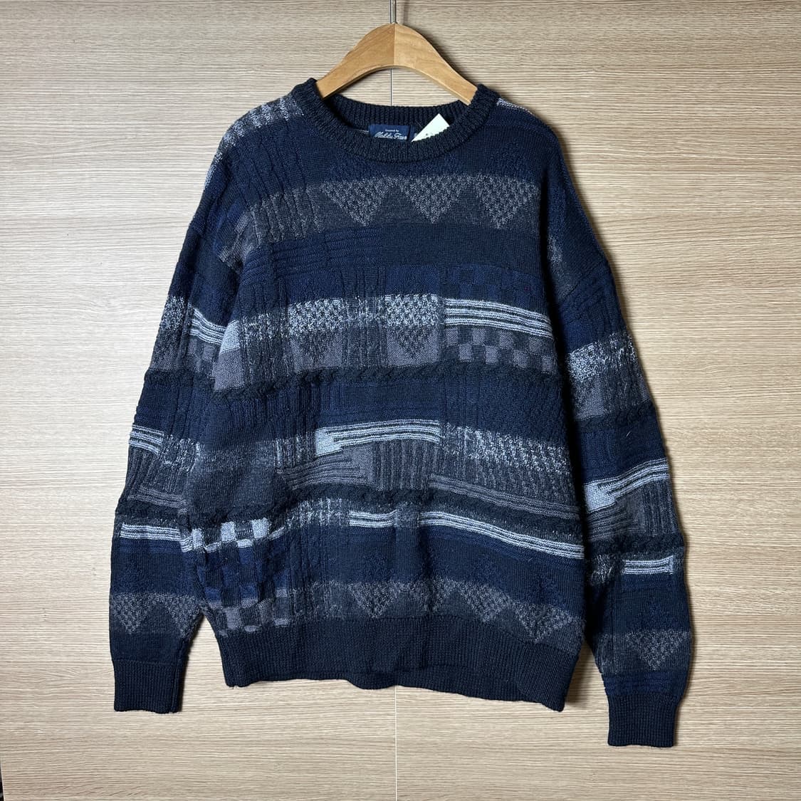 울 100% 케이블니트 상품이미지1