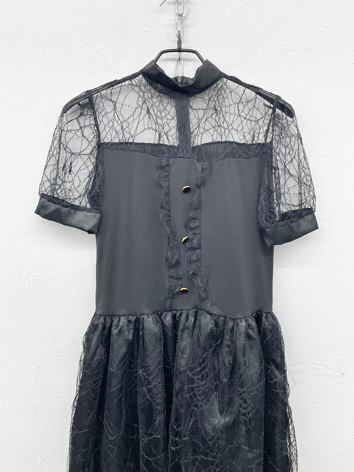 고딕 레이스 그런지 펑크 원피스 상품이미지5