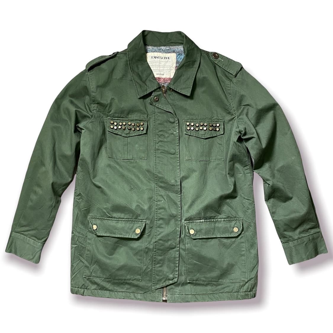 Ems Excite 스터드 밀리터리 블랭킷 자켓 상품이미지1
