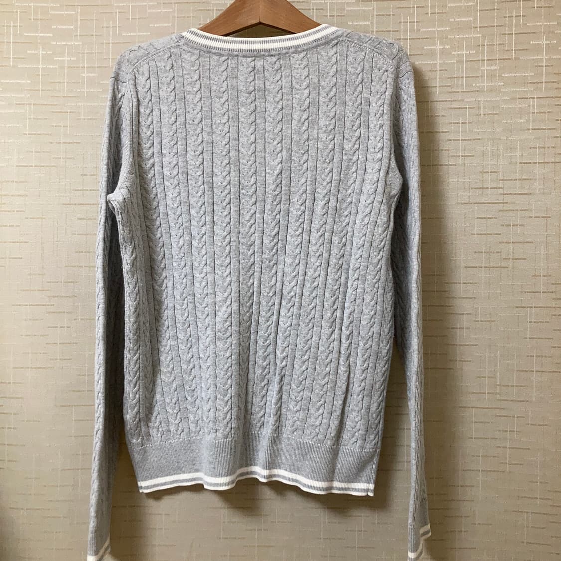 타미힐피거 로고 케이블 니트 면소재 봄니트 상품이미지5