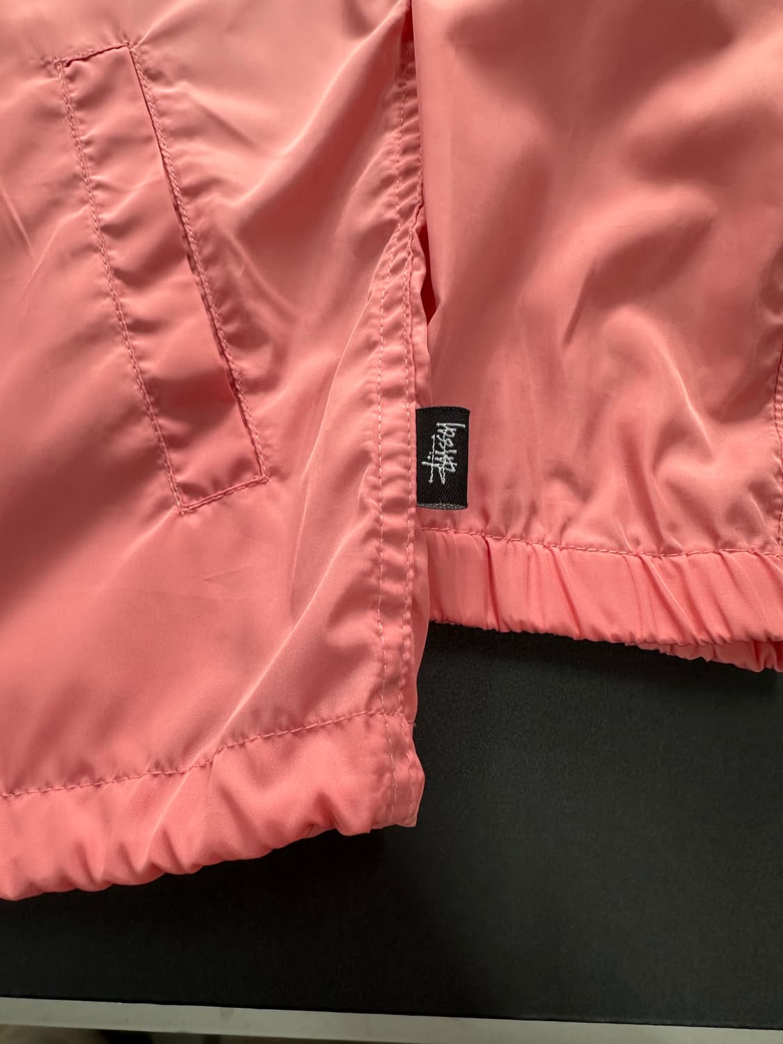 스투시 백로고 코치자켓 코랄핑크 상품이미지7