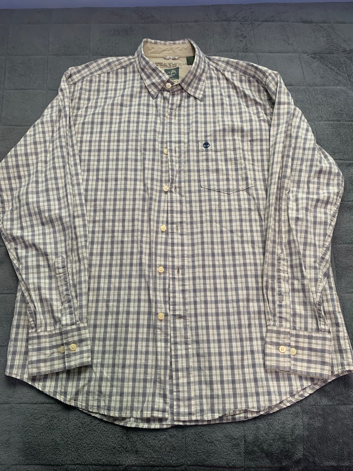 팀버랜드 Timberland 남성 체크 셔츠 L 상품이미지3