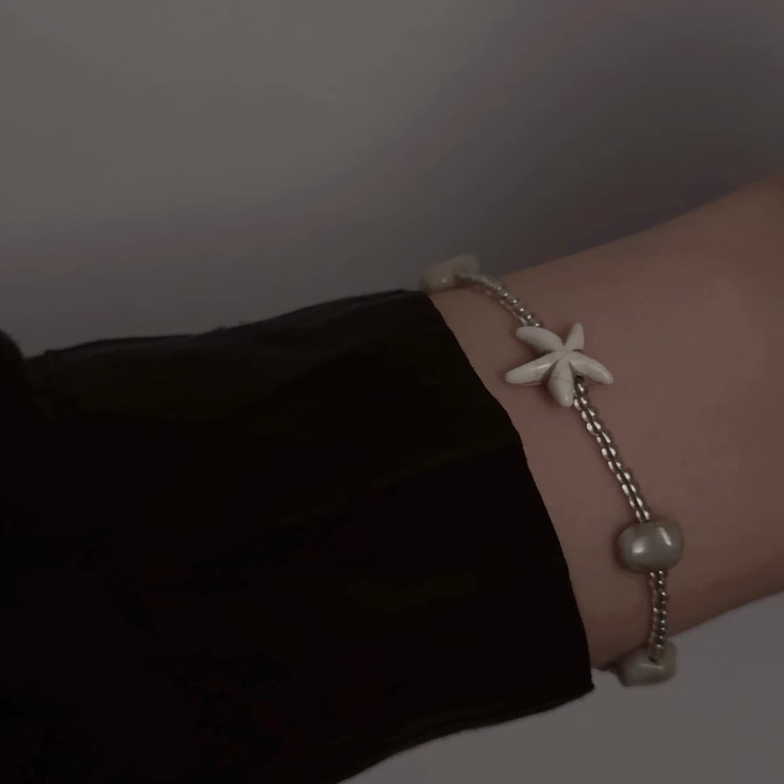 클라우디 페블 비즈 팔찌 Cloudy Pebble Bracelet 상품이미지2