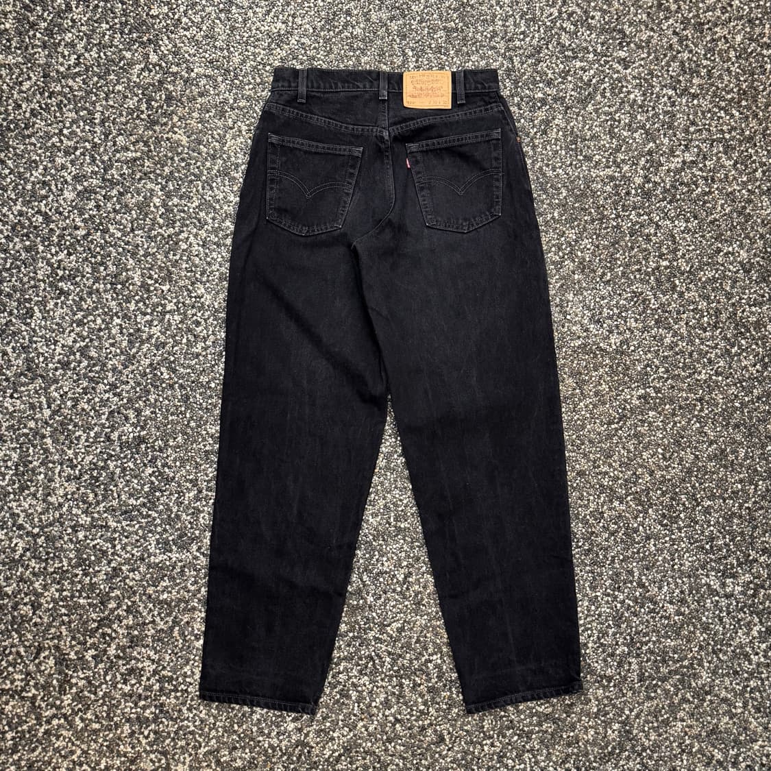 90s 리바이스 570 배기 블랙진 made in USA (30)  상품이미지1