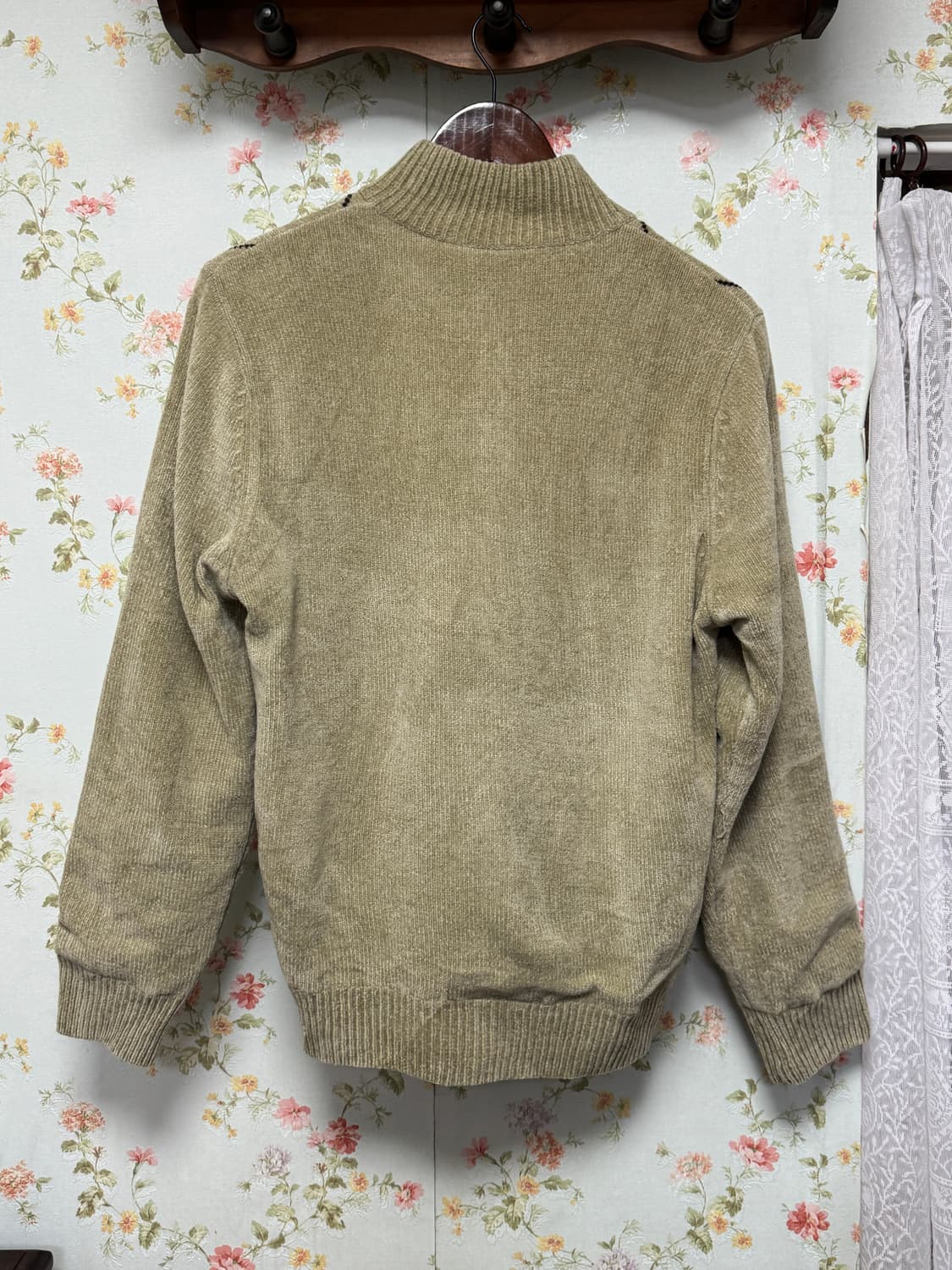 아가일 패턴 집업 상품이미지2