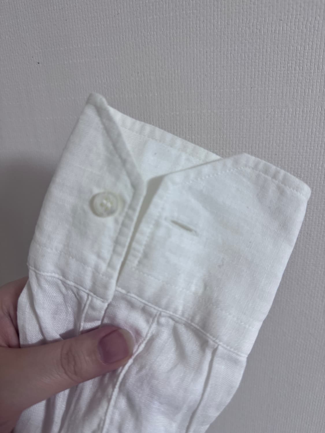 로로피아나 린넨 셔츠 화이트 44 상품이미지4