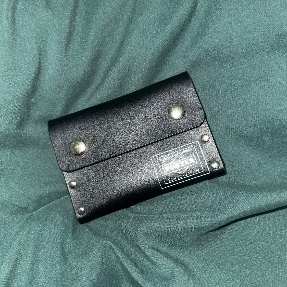 porter 포터 스터드 찡 가죽지갑 카드 월렛 파우치 상품이미지1