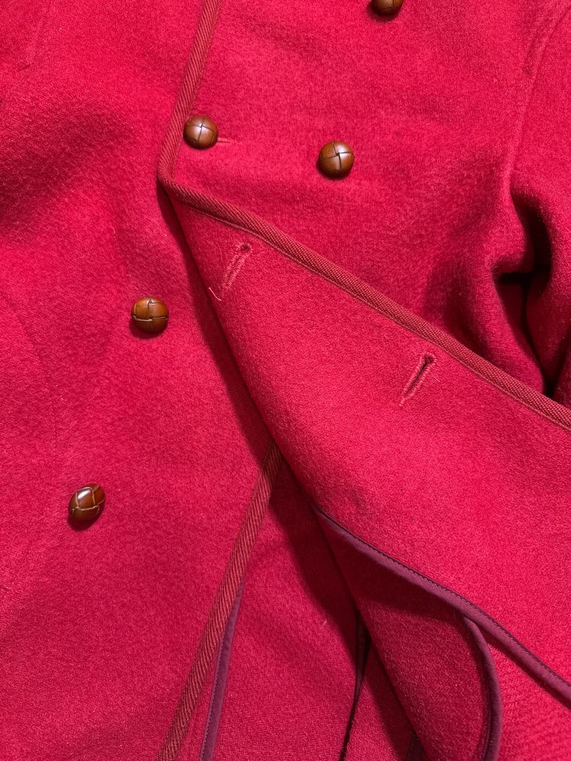 DANTON Hooded Double-Breasted Wool Coat 상품이미지4