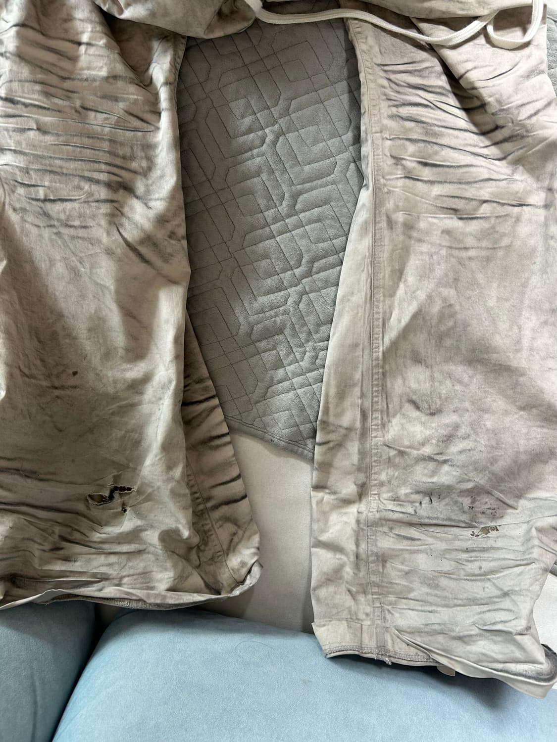 언더마이카 베이지 플레어팬츠 상품이미지2