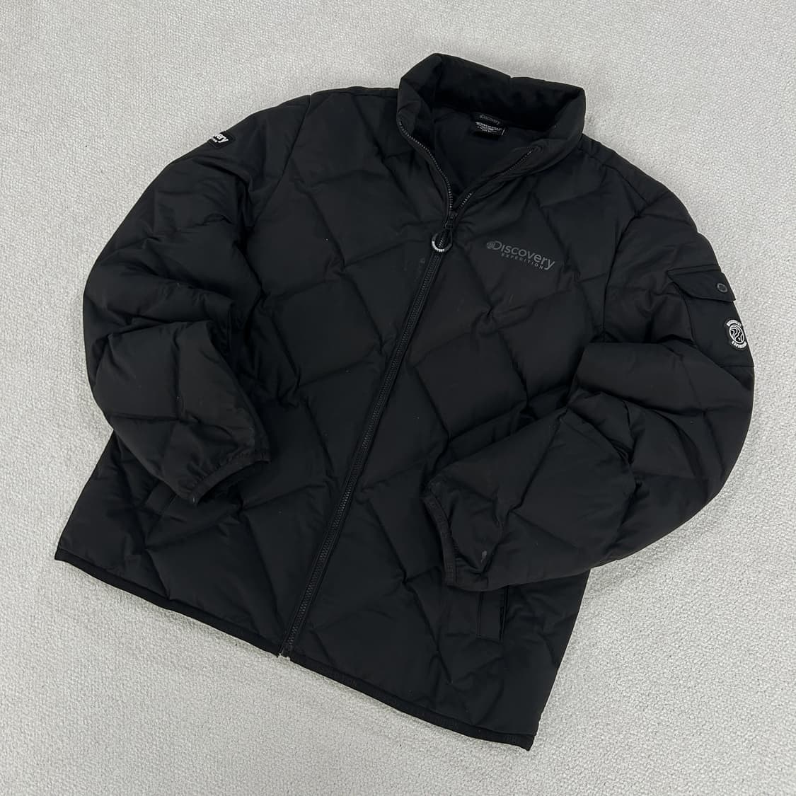 디스커버리 블랙 패딩 점퍼 m 상품이미지1