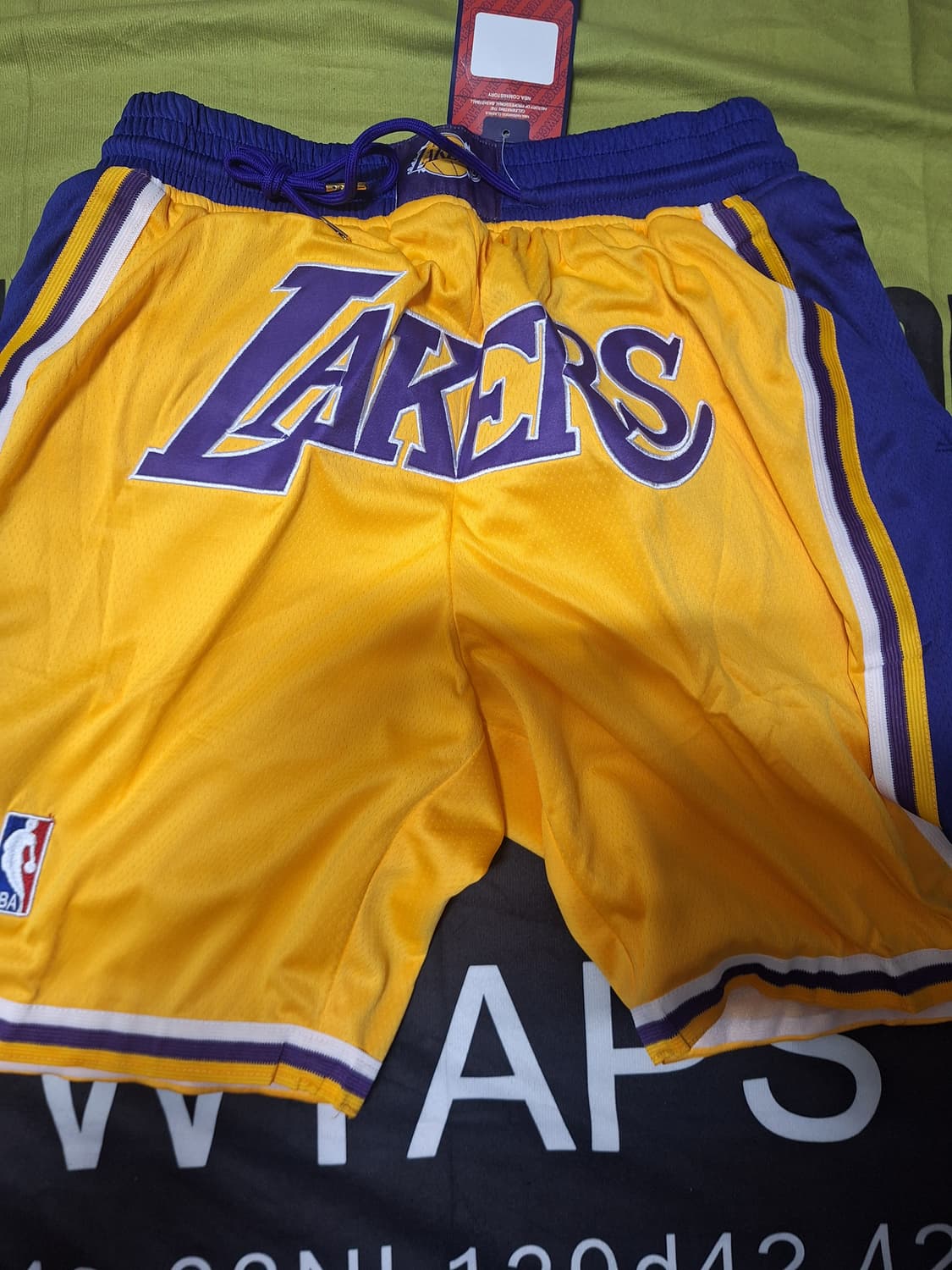 레이커스 빈티지 레트로 nba 농구유니품 반바지 상품이미지1