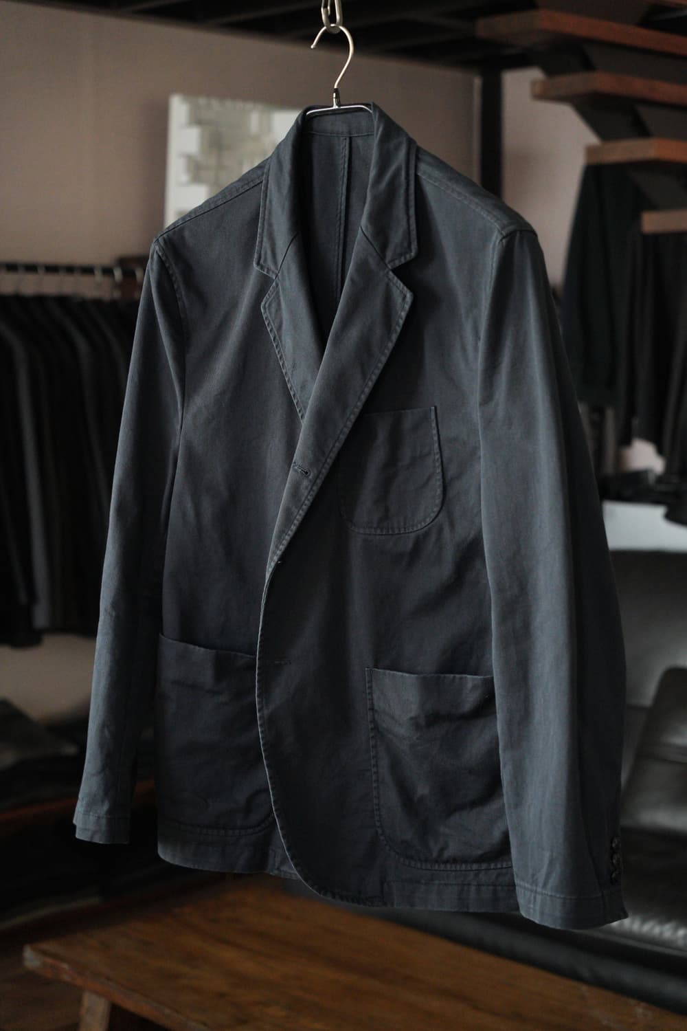 이얼즈어고/ 포닉 코튼 셋업, 서라운드 타입, 네이비 상품이미지1