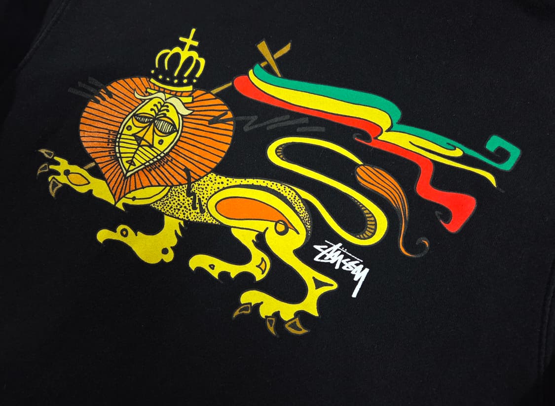 스투시 Stussy 라이온 그래픽 후드티 상품이미지4