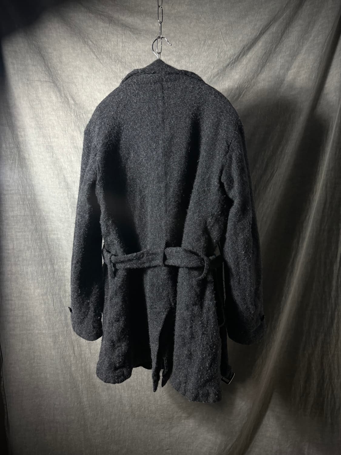 Comme des Garçons HOMME DEUX 축융 울 코트 상품이미지7