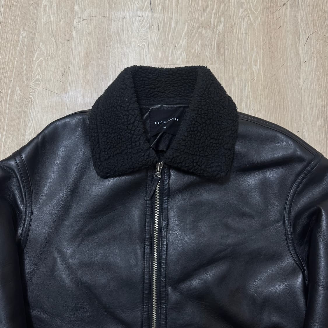 슬로우템포 남성 양털 무스탕 자켓 L/100  상품이미지2