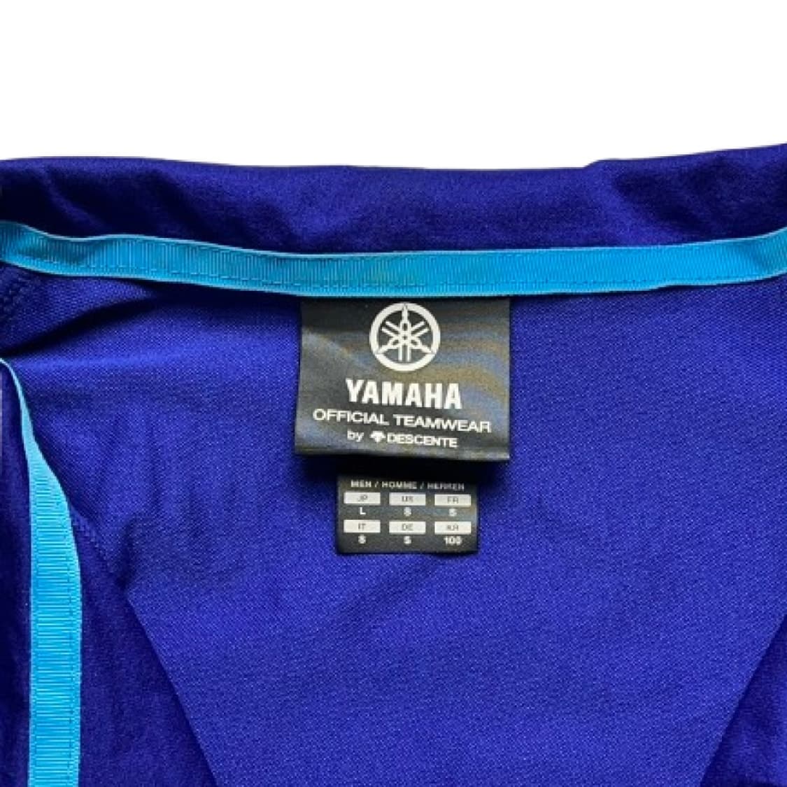 야마하 코발트 블루 레이싱 집업 저지 중고 구제 빈티지 상품이미지3