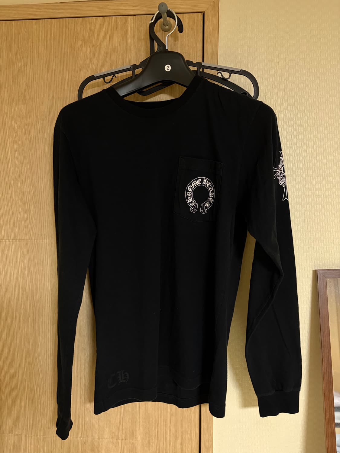 M) 크롬하츠 블락 긴팔 티셔츠 롱슬리브 상품이미지1