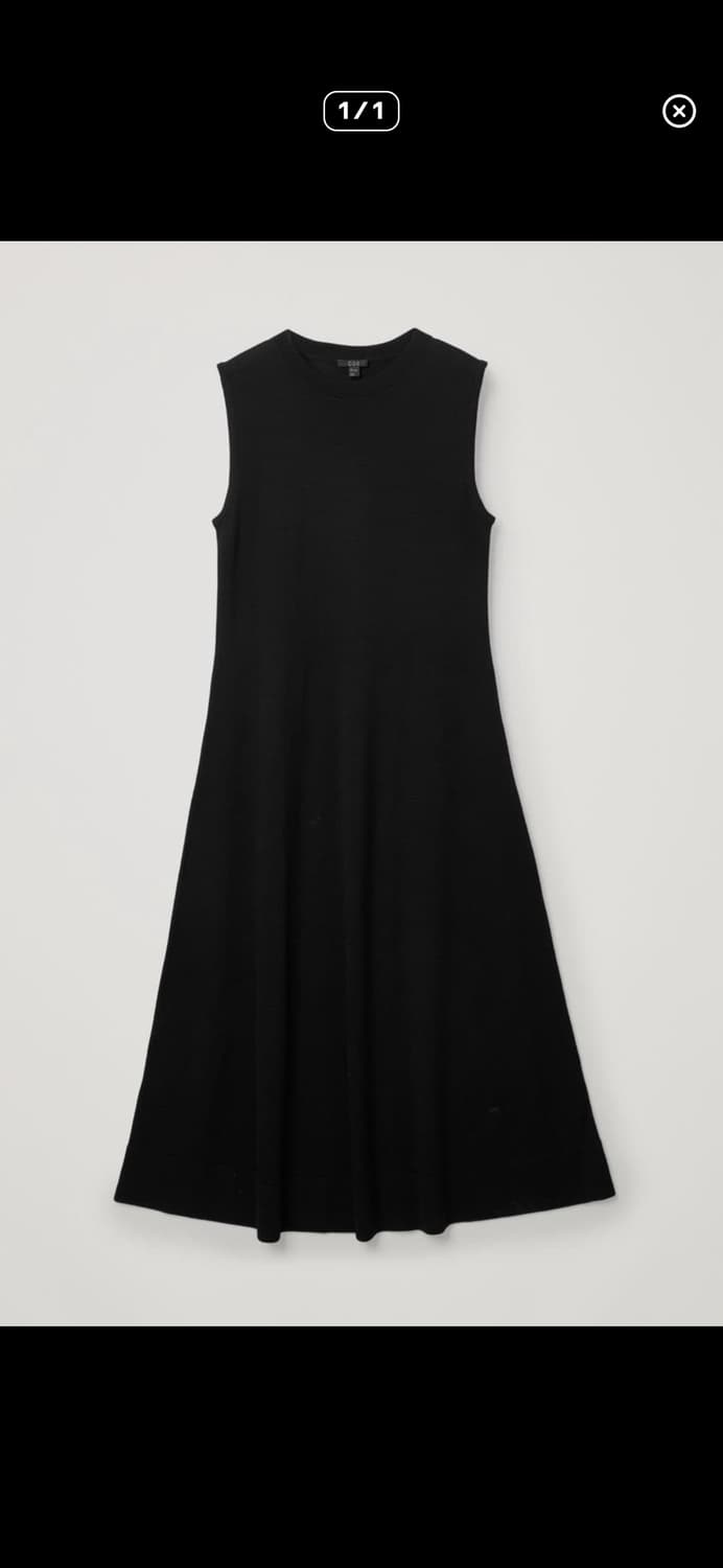 코스 니티드 메리노 울 원피스 상품이미지2