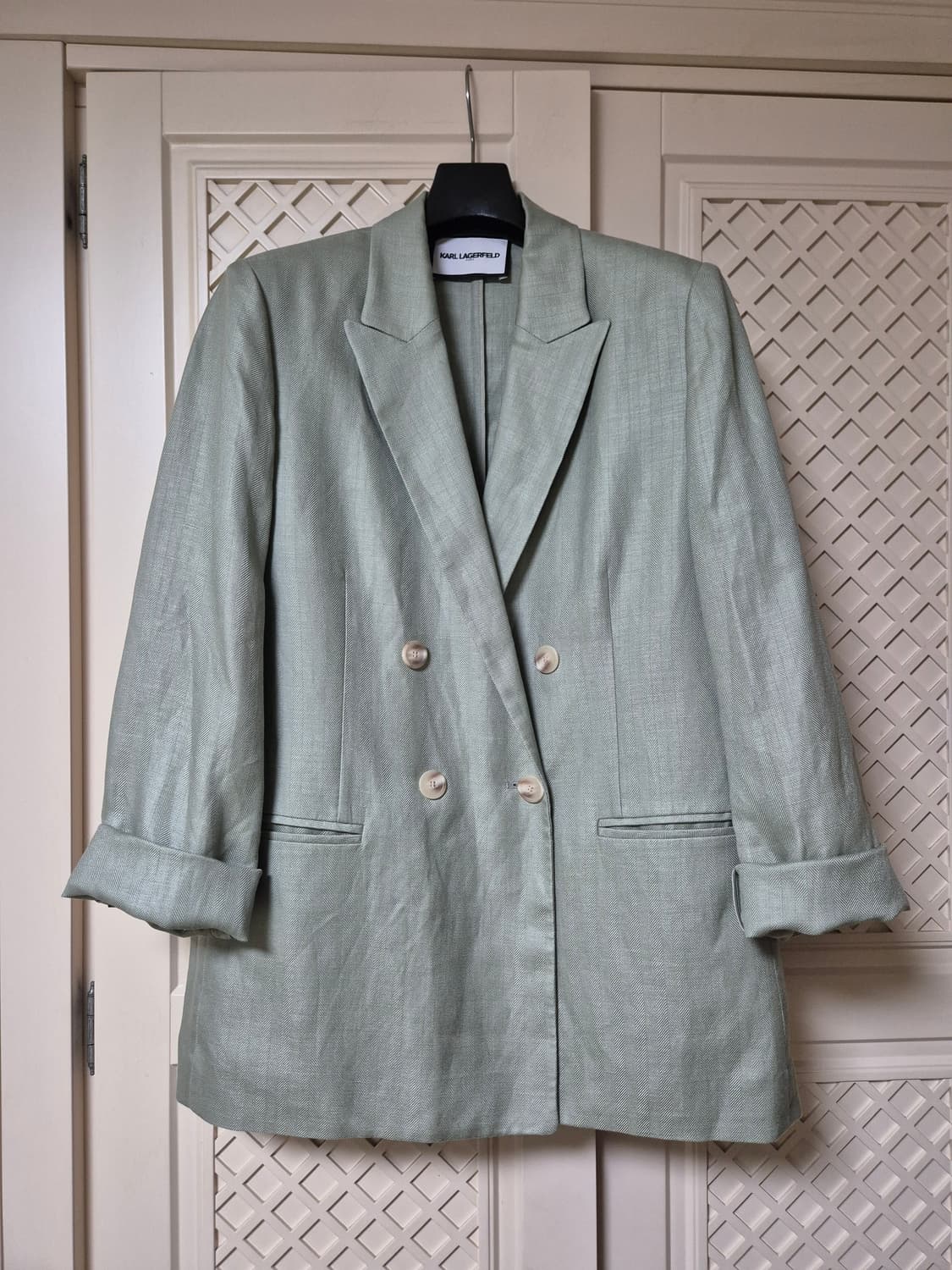 칼 라거펠트 린넨 블랜딩 블레이저 25SS 상품이미지3