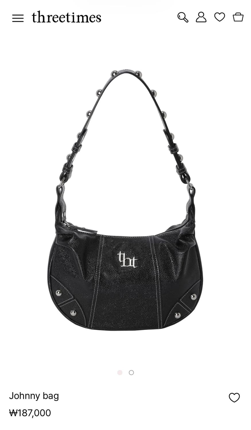 쓰리타임즈 조니백 Johnny bag 상품이미지1