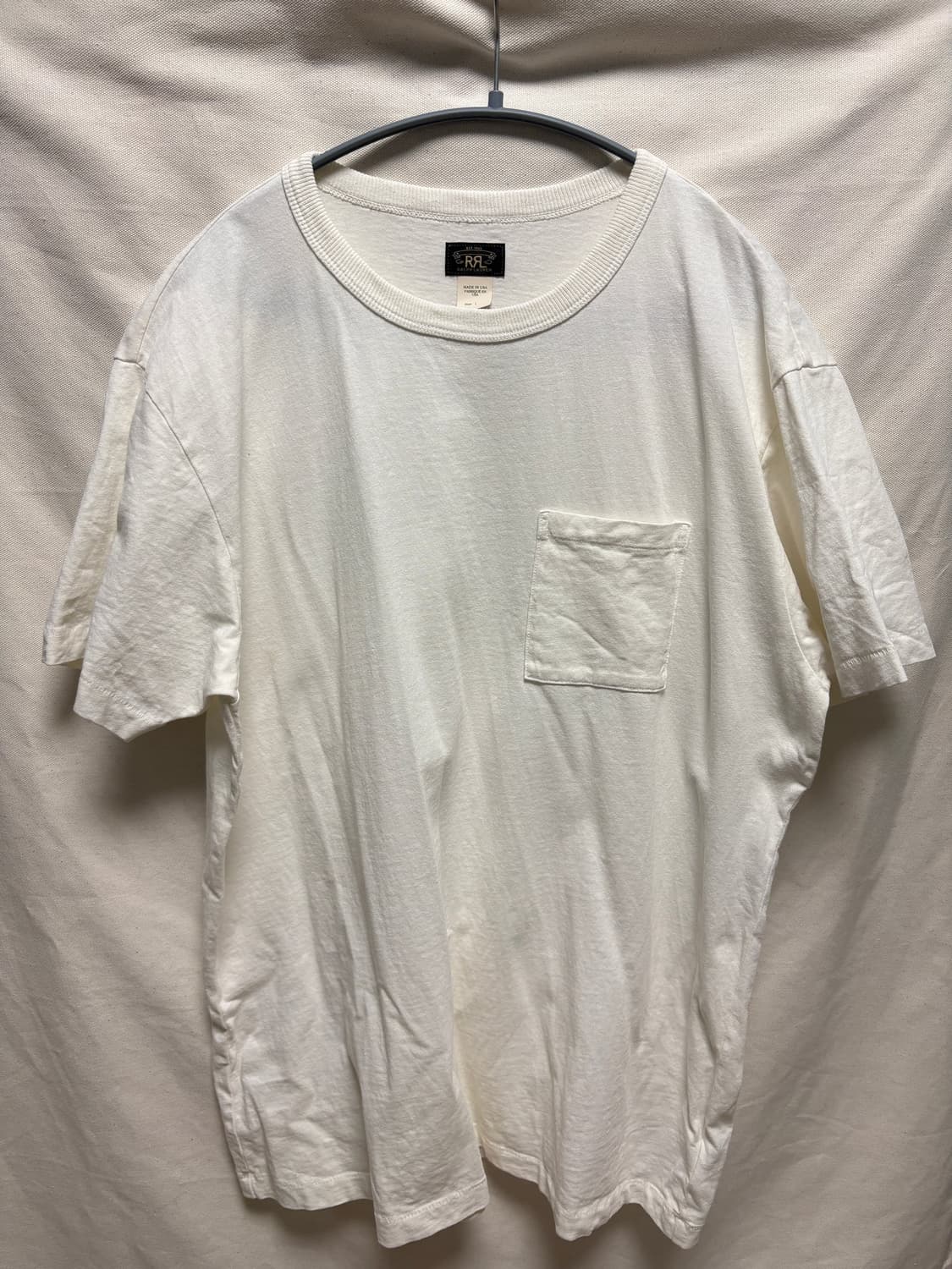 rrl 더블알엘 가먼트다이 투팩 그레이 화이트 L 상품이미지3
