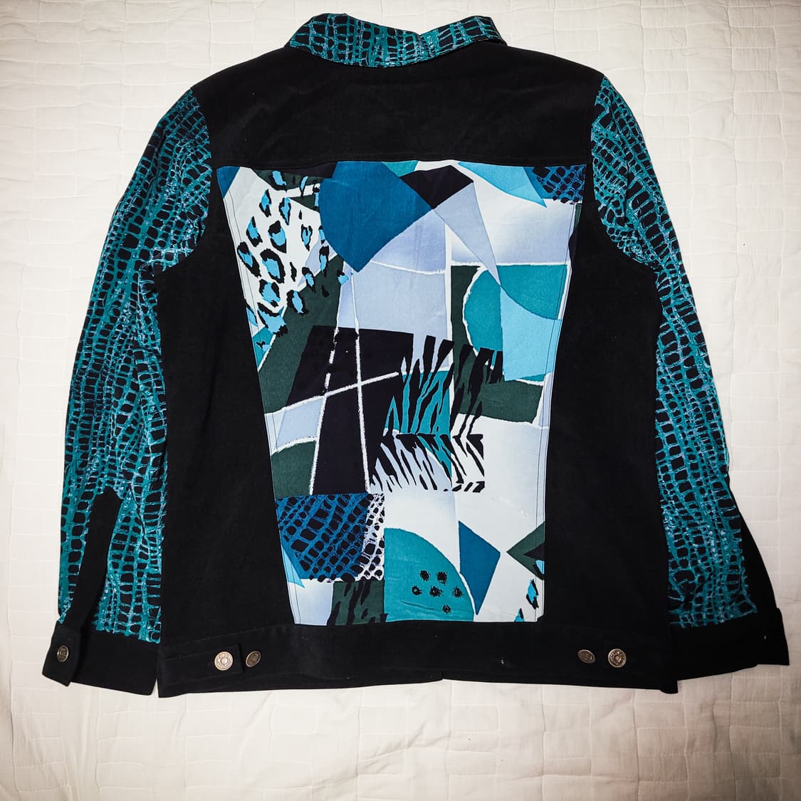 '00s KOOS of Course! Mixed Print Jacket 상품이미지4