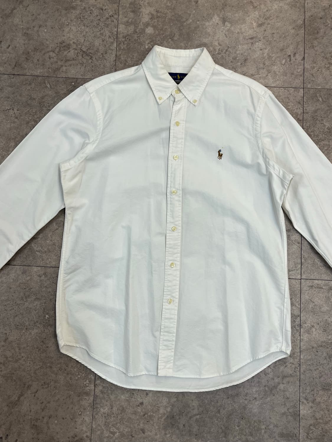 폴로 랄프로렌 셔츠 화이트 M #csz3712 상품이미지4