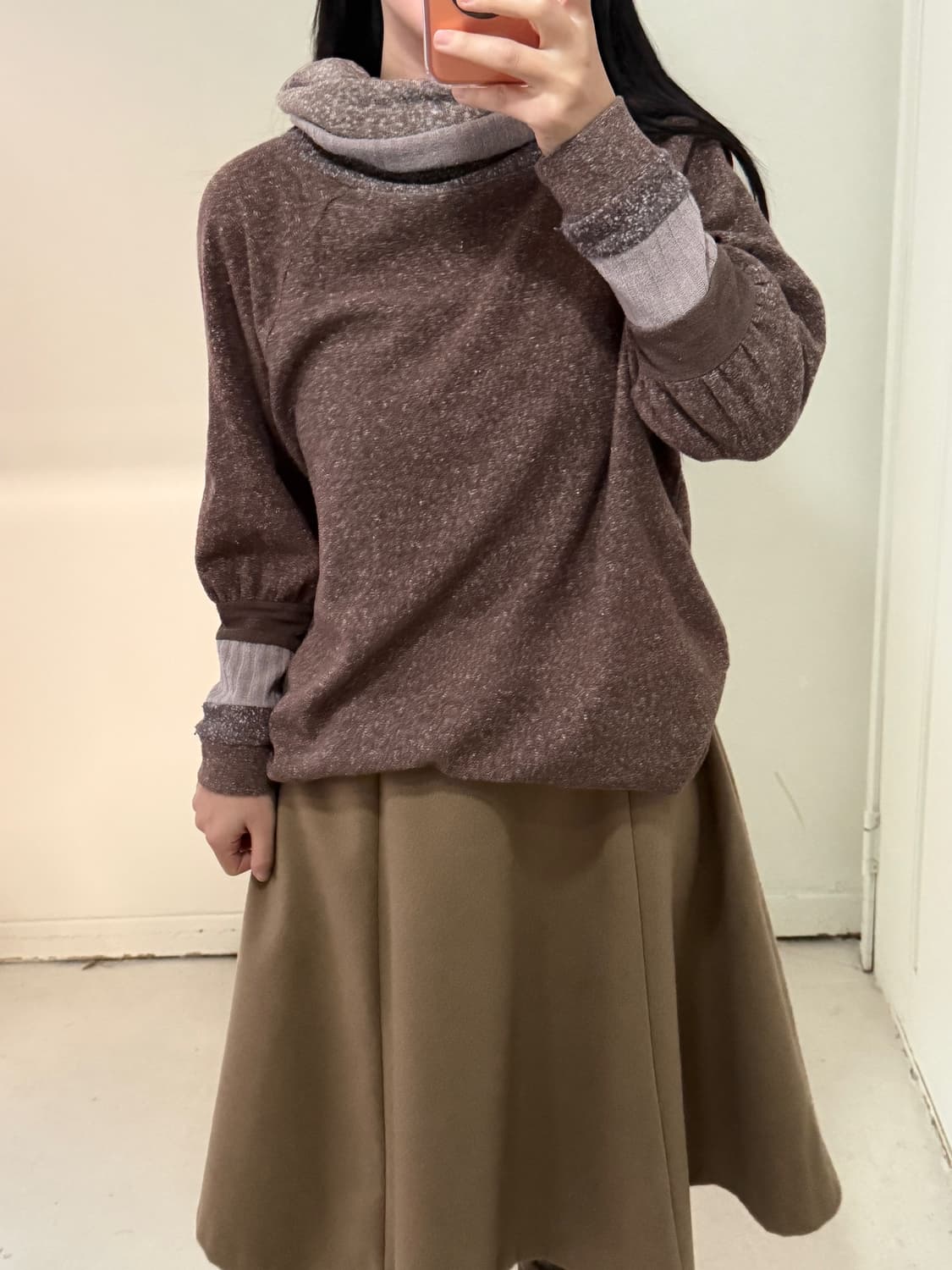 일본빈티지 모리 가오리 터틀넥 상품이미지1