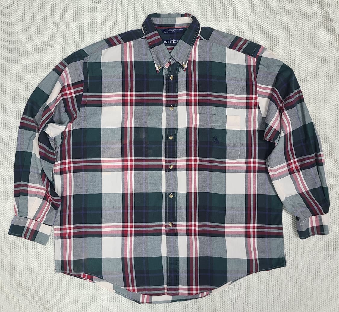 Nautica 빈티지 체크 셔츠 상품이미지1