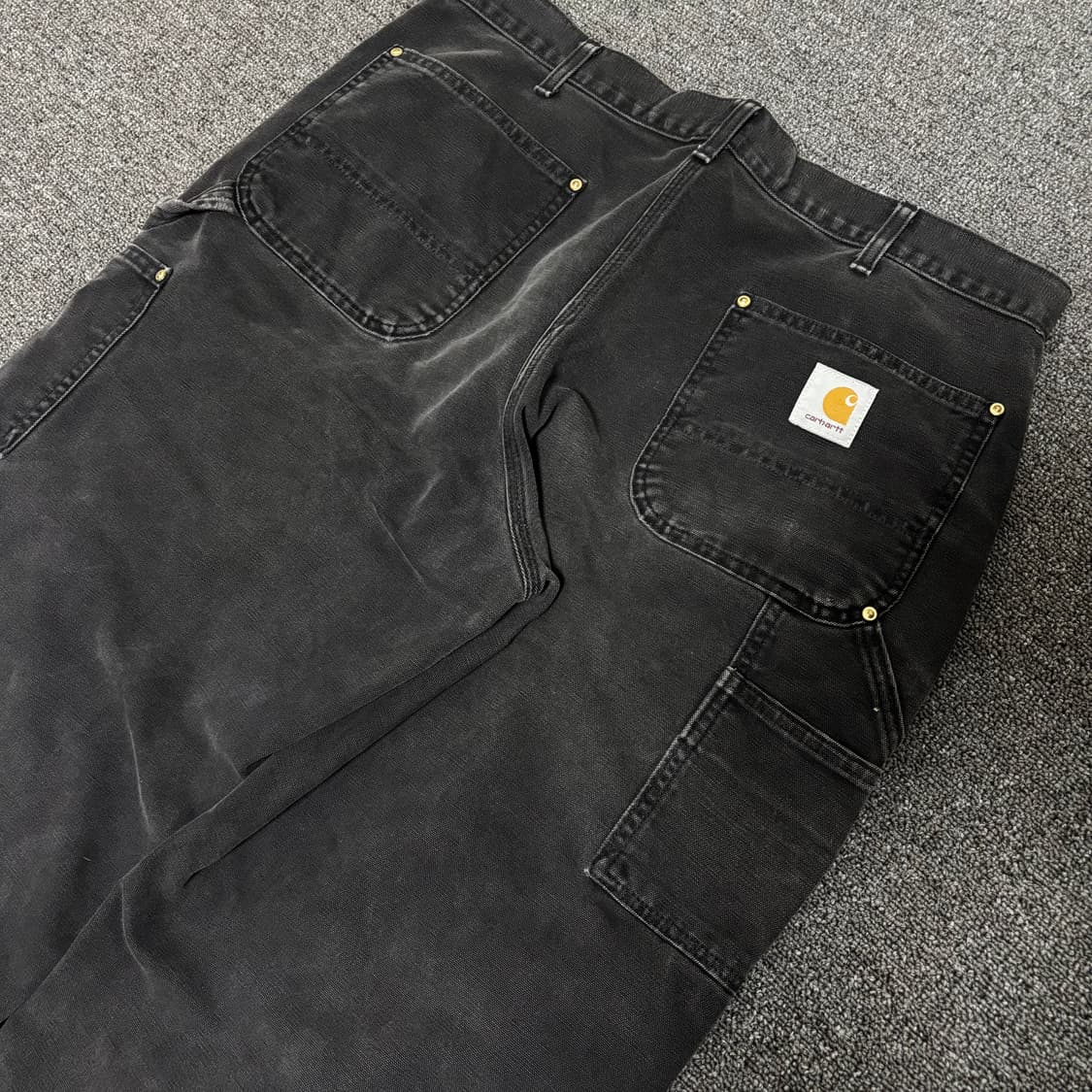 [Rare] 칼하트 더블니 블랙 그레이 b01 blk 상품이미지5