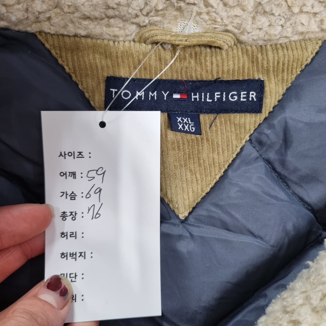 2006 타미힐피거 빅사이즈 코듀로이 자켓  상품이미지7