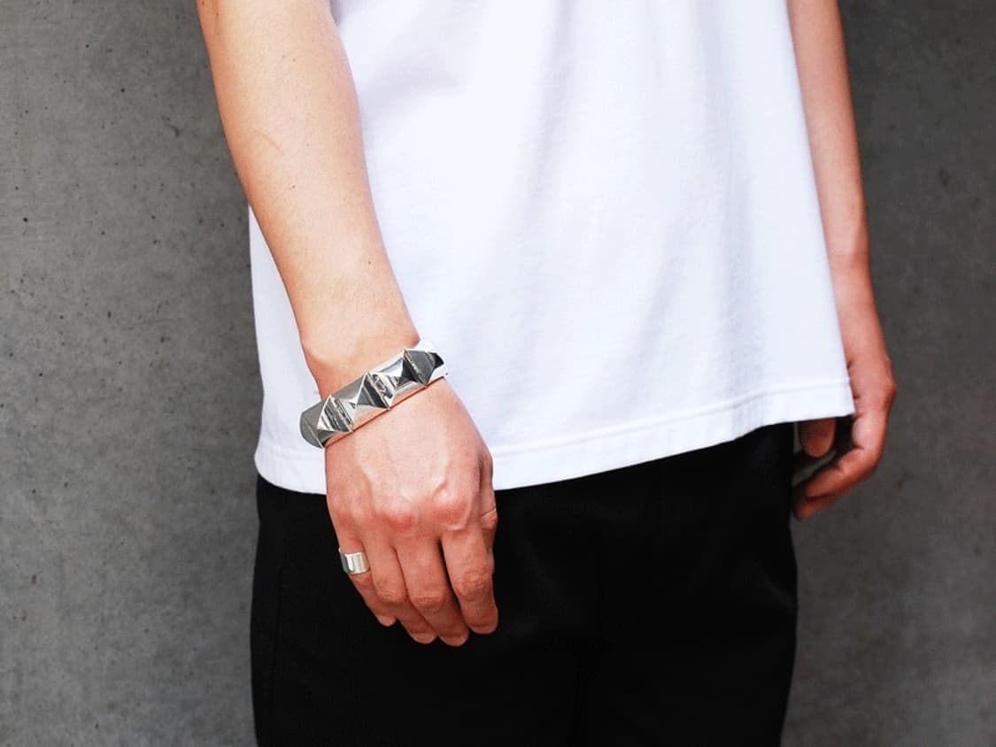 타카히로 미야시타 실버 925 스터드 팔찌 상품이미지2