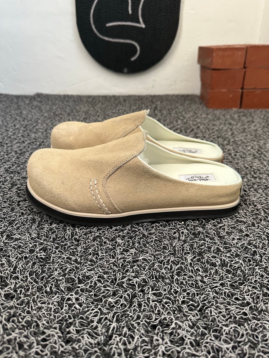 Tellidy Toe Prep 스웨이드 슬리퍼 상품이미지3