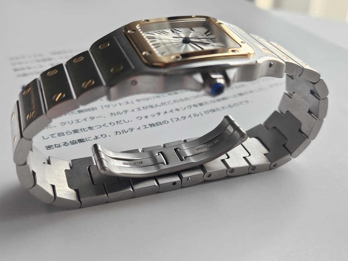 까르띠에 산토스 갈베 라지 콤비 오토매틱 상품이미지5