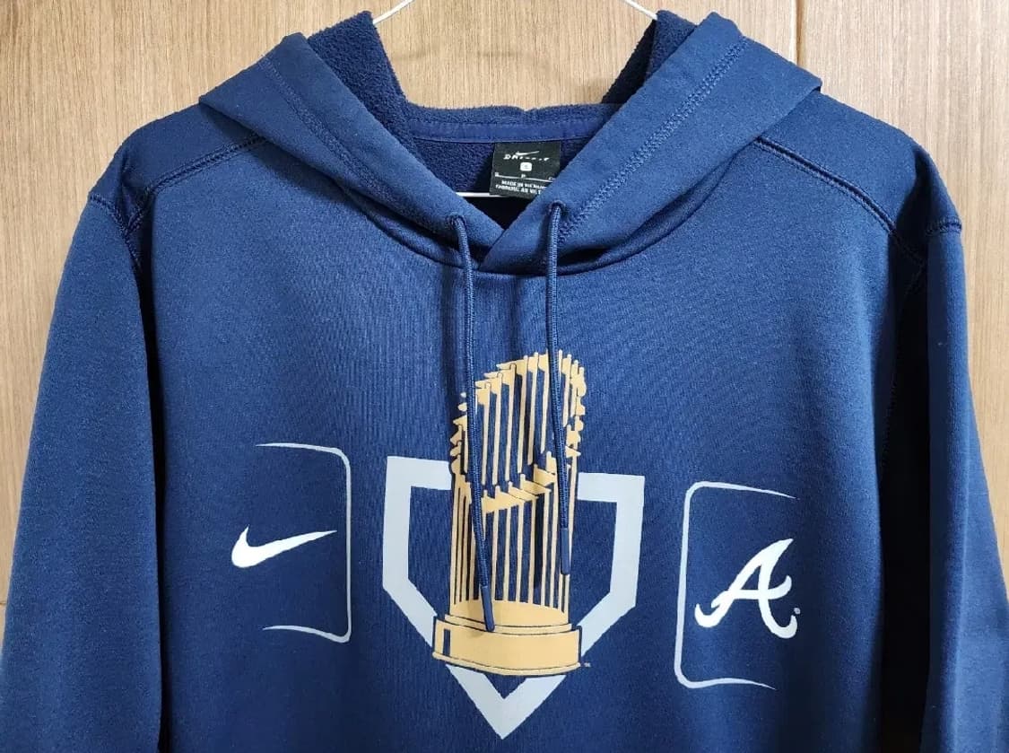 (S)나이키 MLB 애틀란타 월드시리즈 후드티 상품이미지2