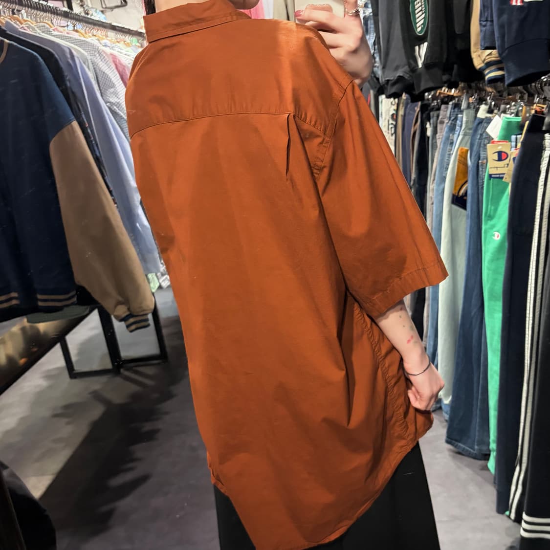 [IM] Carhartt 칼하트 반팔 셔츠 오렌지브라운 상품이미지5