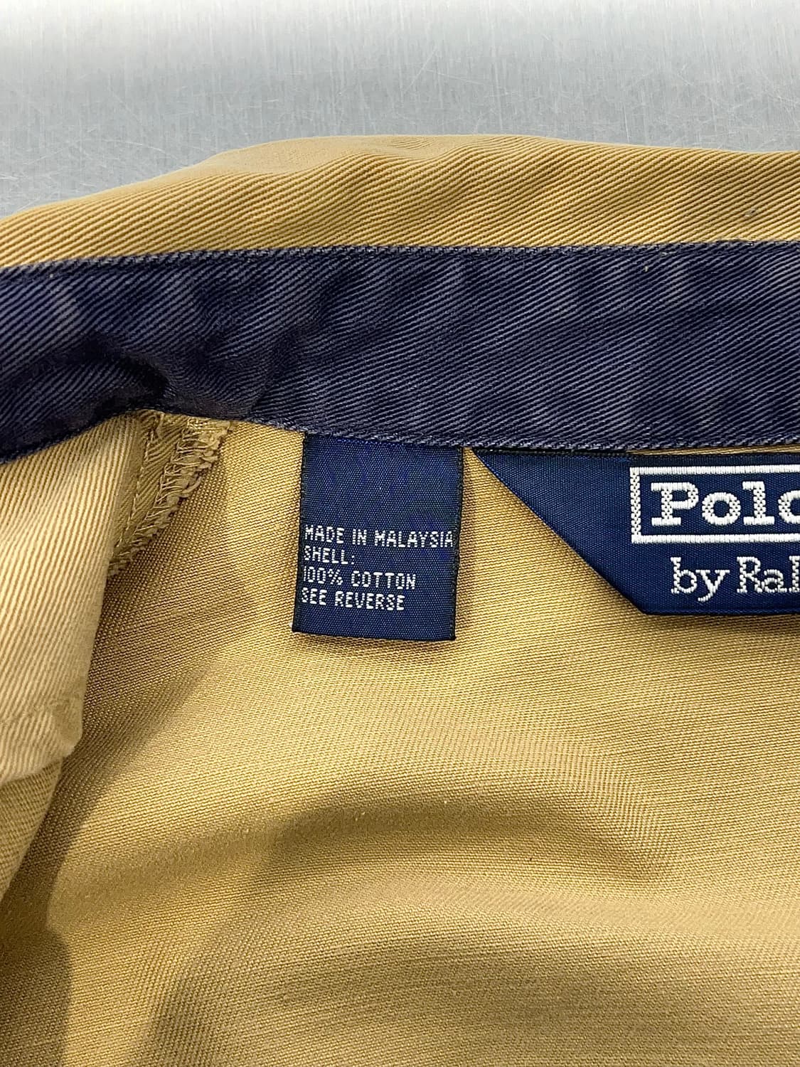 폴로 랄프로렌 라이트 브라운 코튼 쉘 스냅 버튼 스윙톱 자켓 상품이미지8